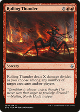 Trovoada Ribombante / Rolling Thunder - Magic: The Gathering - MoxLand